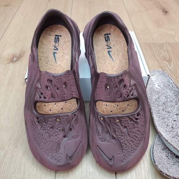 Nike ISPA Universal Earth Brown Slipper Sandals Mens Size 9 DM0886-200 Shoes - Picture 7 of 10